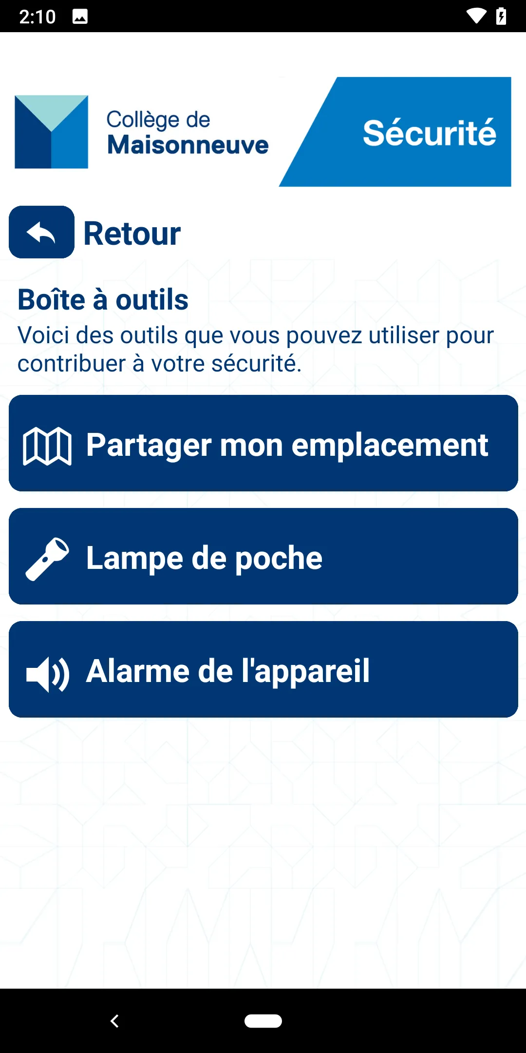 Sécurité Maisonneuve | Indus Appstore | Screenshot