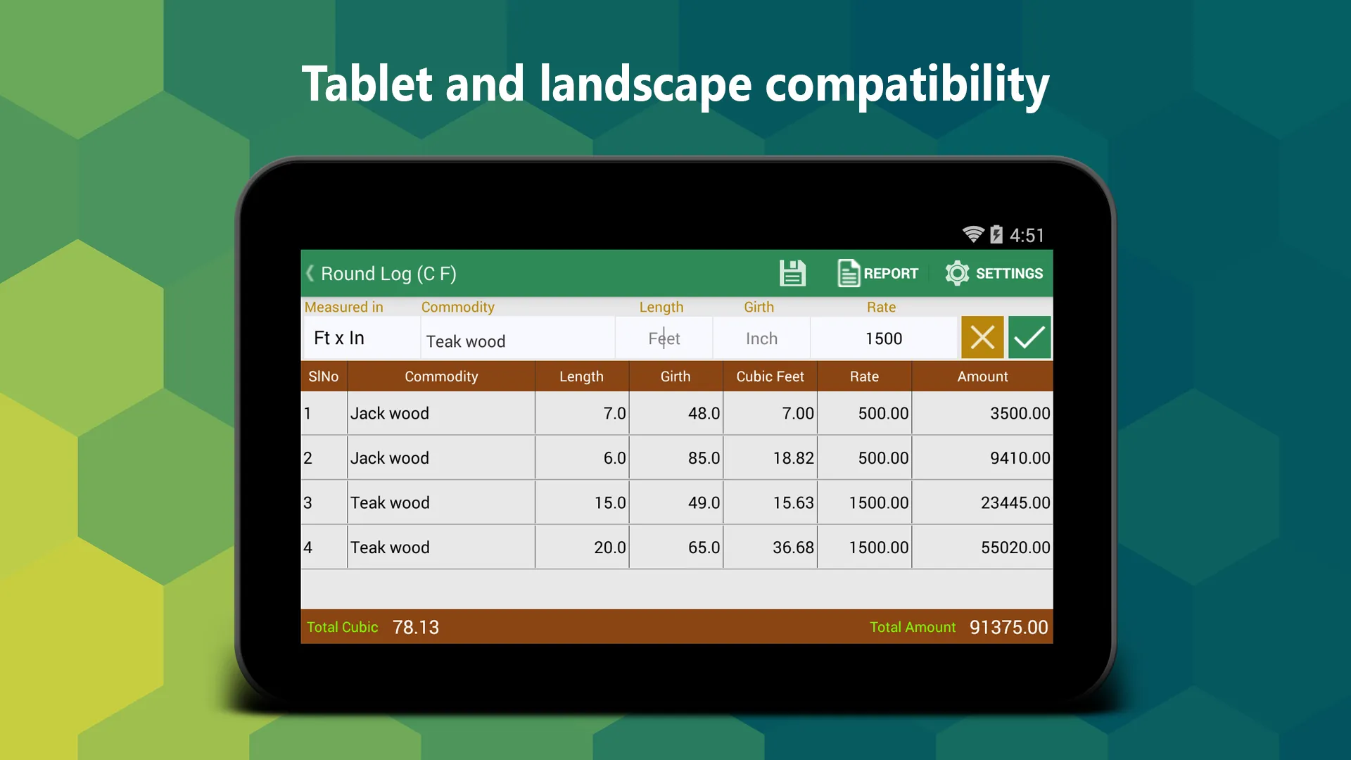 Timber Calculator Plus | Wood | Indus Appstore | Screenshot