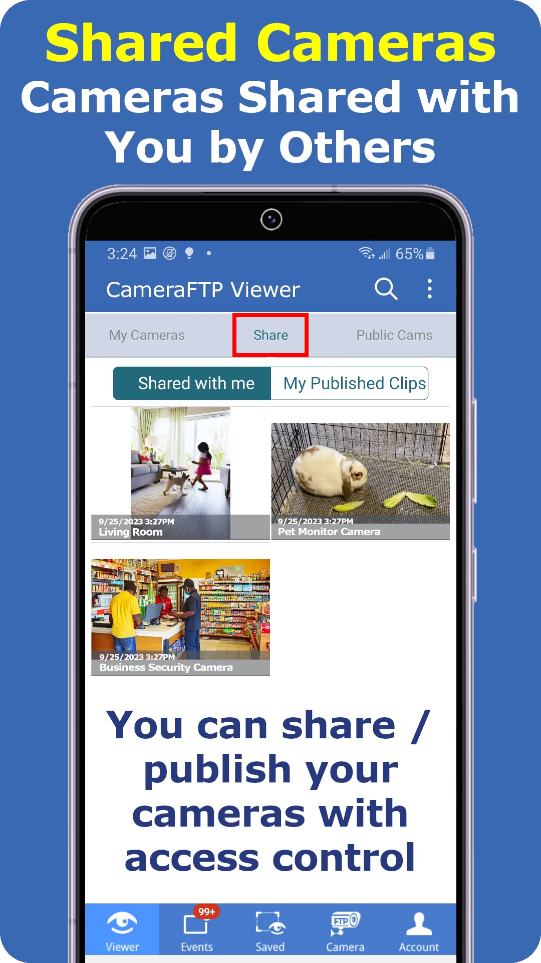 CameraFTP IP Camera Viewer | Indus Appstore | Screenshot