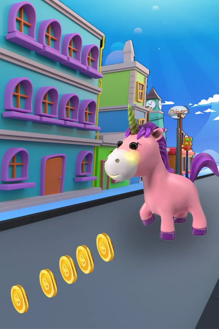 Unicorn Magical Running Mania | Indus Appstore | Screenshot