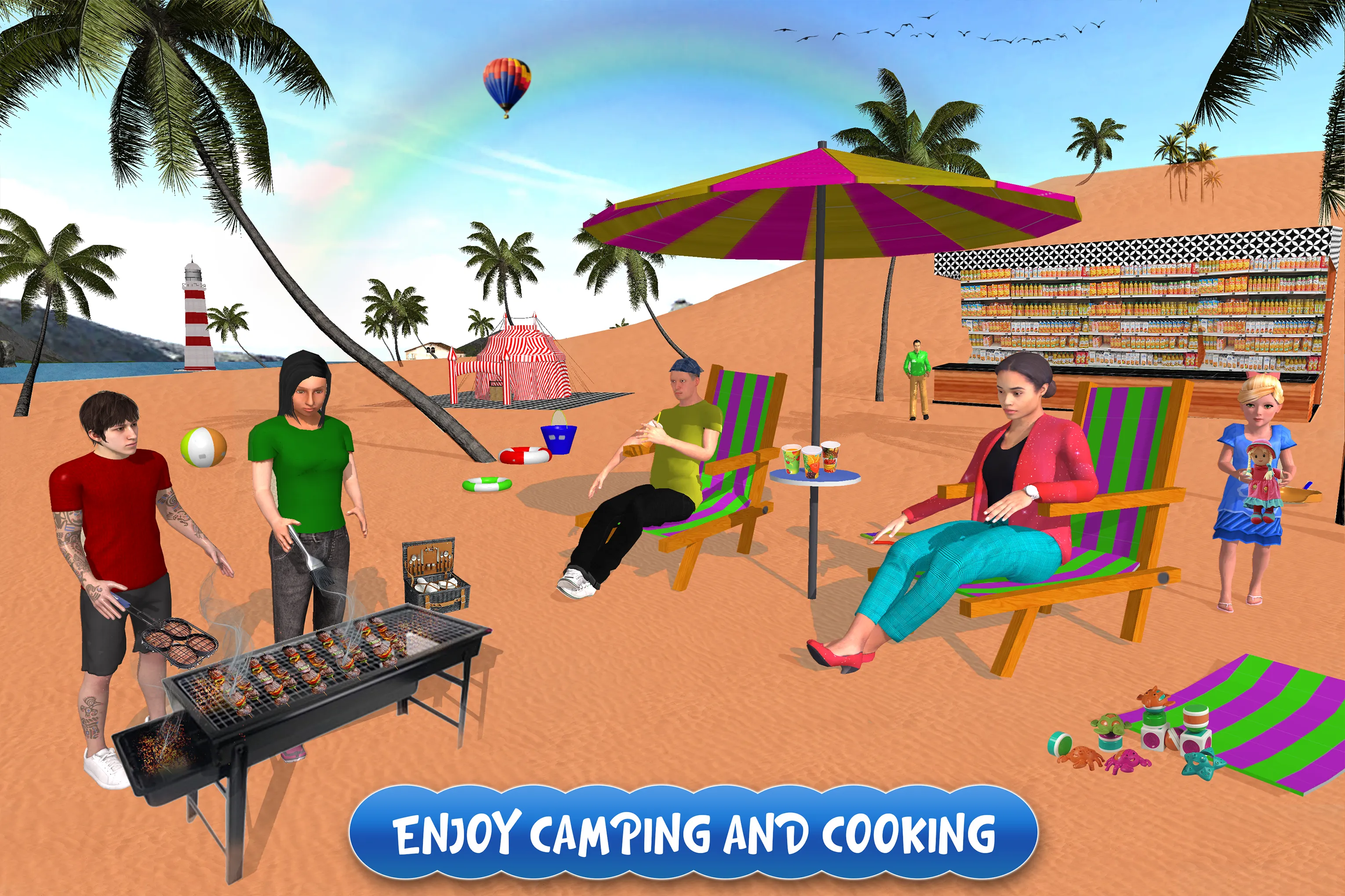 Virtual Family Summer Vacation | Indus Appstore | Screenshot