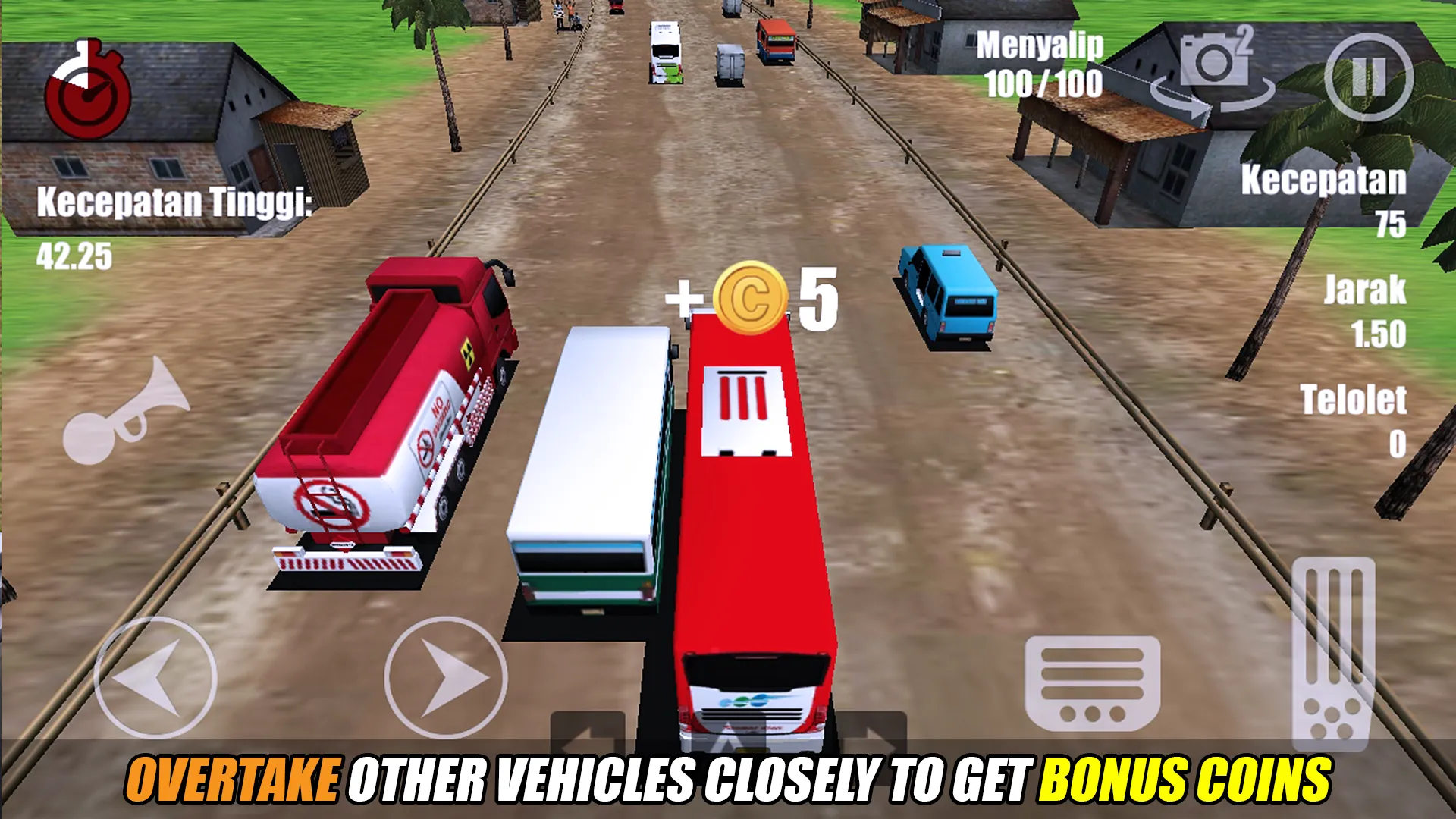 Telolet Bus Driving 3D | Indus Appstore | Screenshot