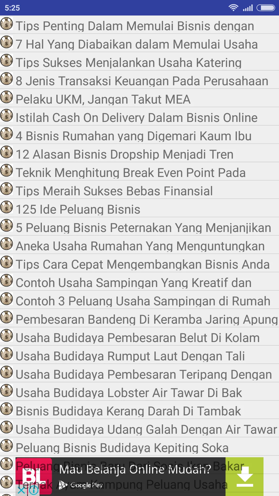 Ide Peluang Bisnis Usaha | Indus Appstore | Screenshot