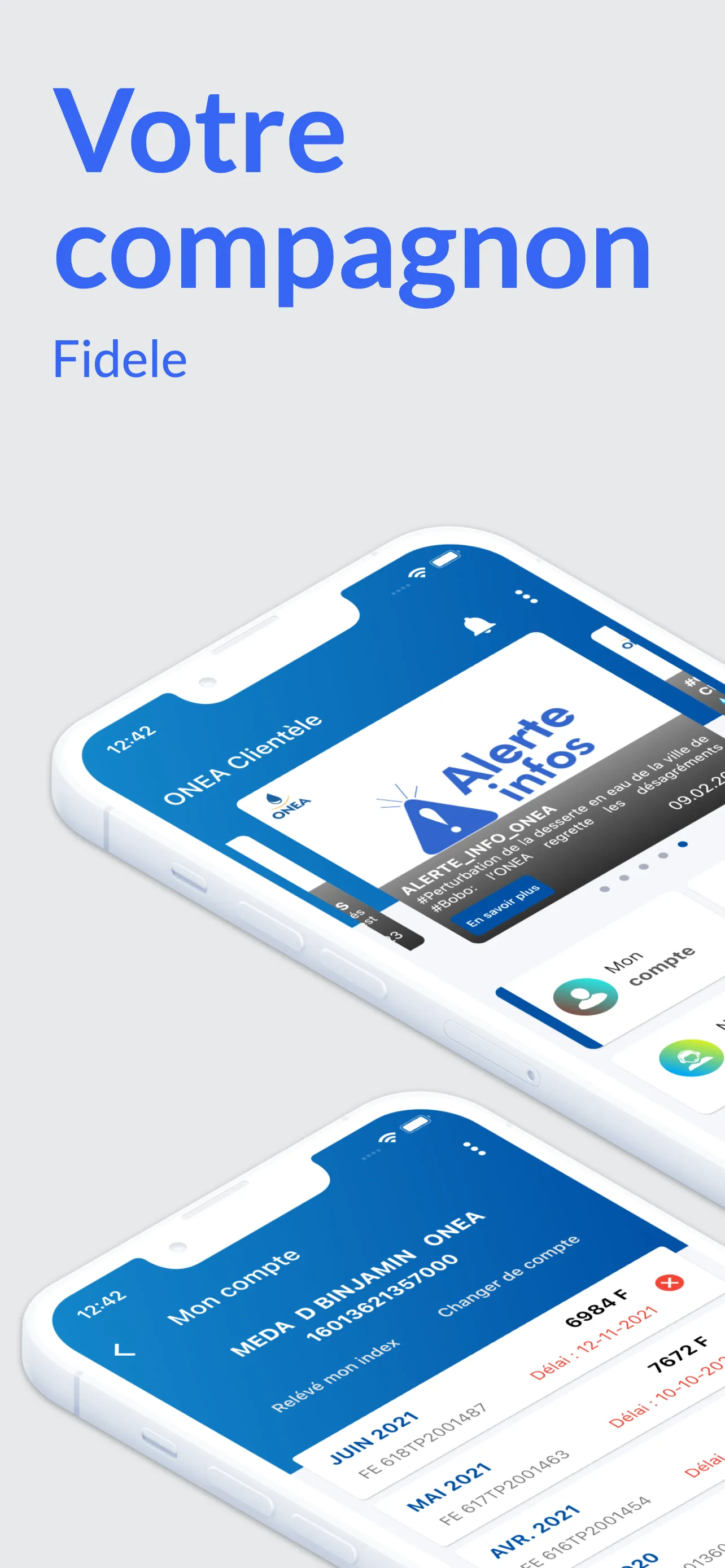ONEA Clientèle | Indus Appstore | Screenshot