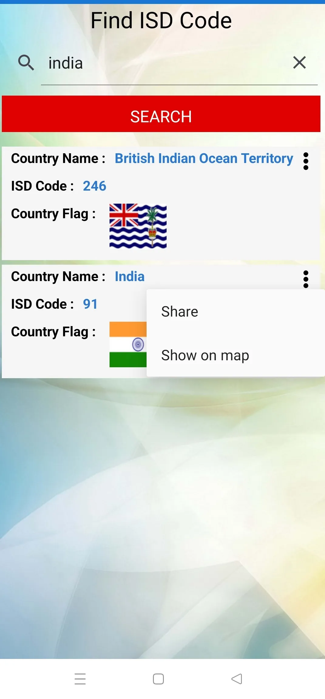 All India Pin Code Finder | Indus Appstore | Screenshot