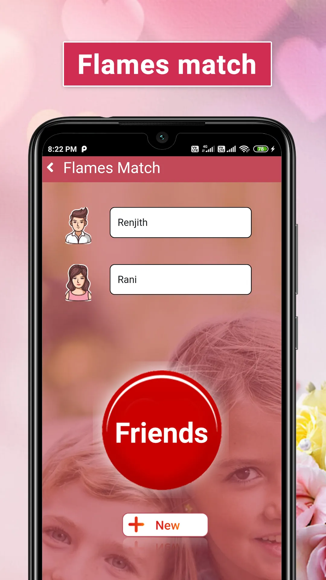 Love Calculator - FLAMES | Indus Appstore | Screenshot