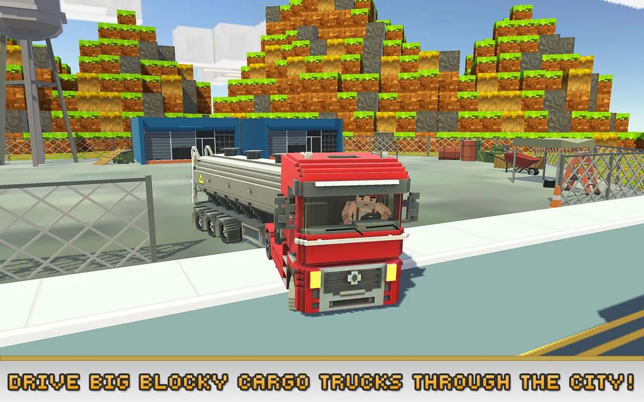 Blocky Truck Simulator | Indus Appstore | Screenshot