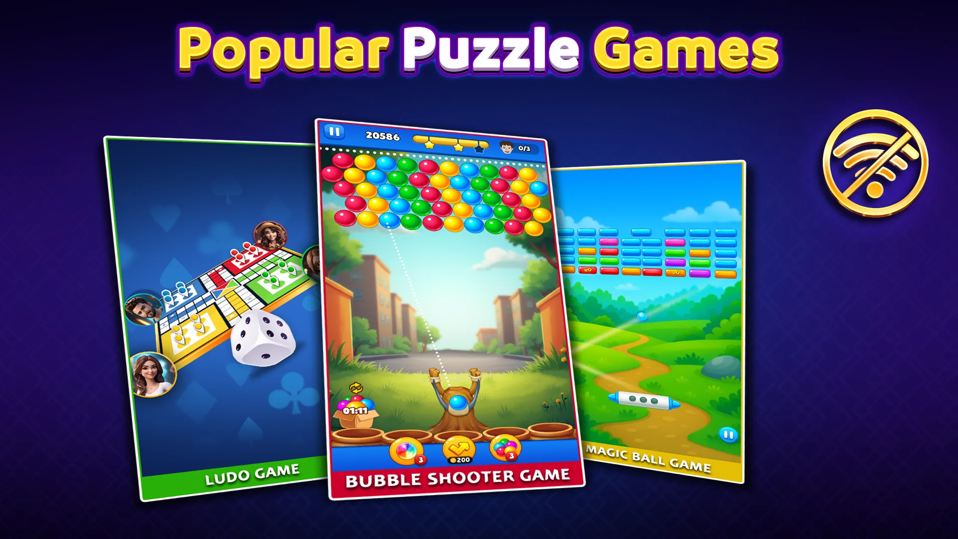 No Wifi - Offline Mobile Games | Indus Appstore | Screenshot