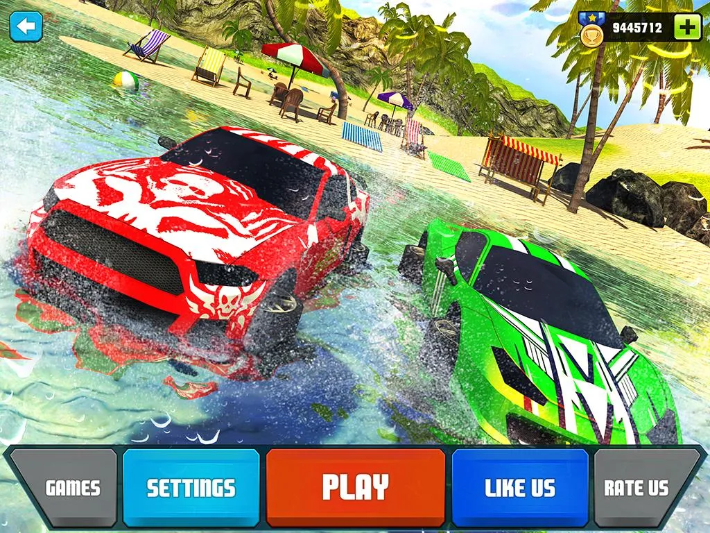 Floating Water Surfer Car Driv | Indus Appstore | Screenshot