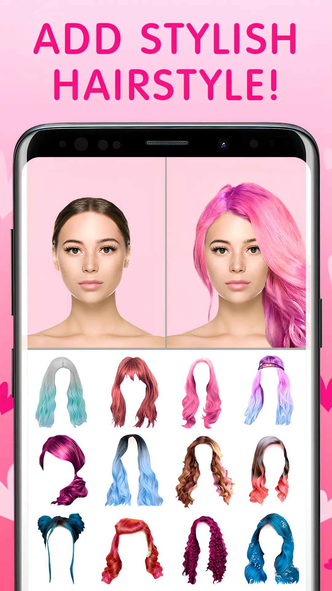 Pink Hair | Indus Appstore | Screenshot