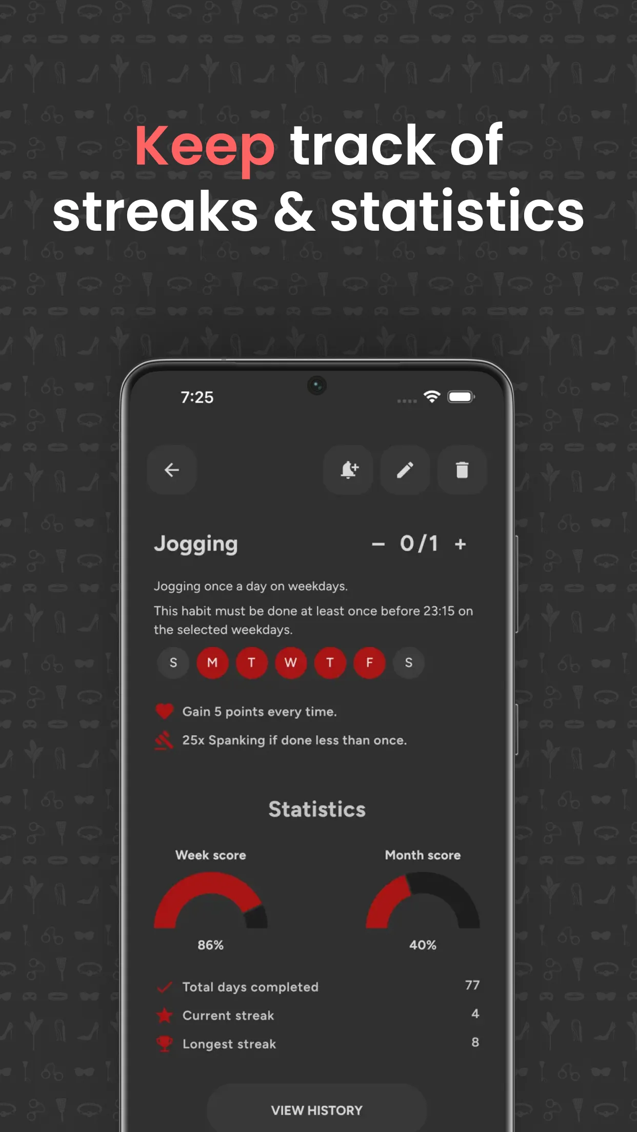 Obedience: BDSM habit tracker | Indus Appstore | Screenshot