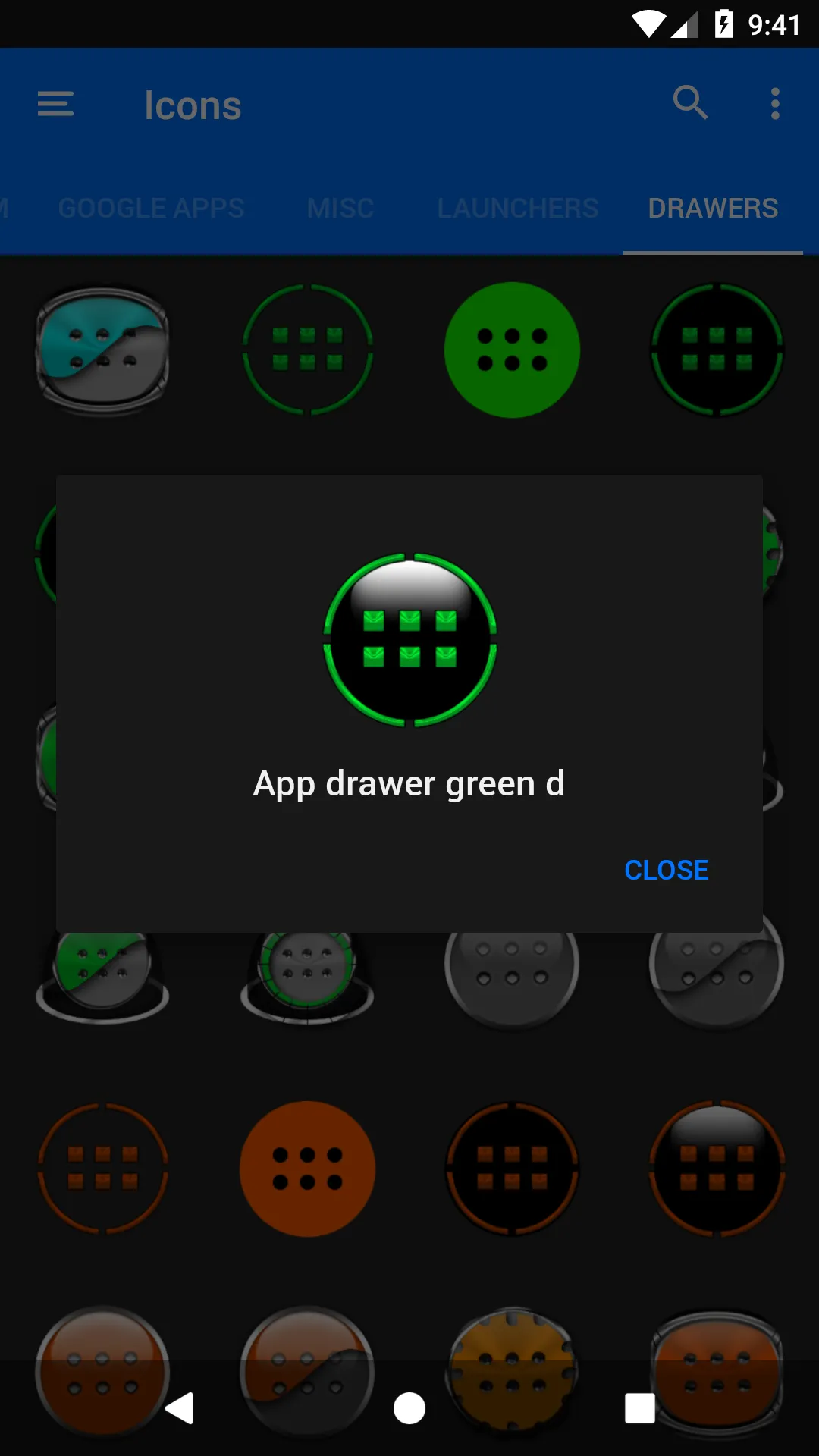 Oreo Green Icon Pack | Indus Appstore | Screenshot