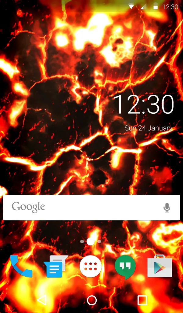 Volcano Live Wallpaper Theme | Indus Appstore | Screenshot