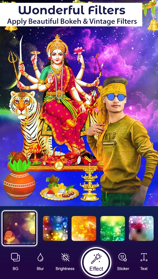 Navratri Photo Editor Frames | Indus Appstore | Screenshot