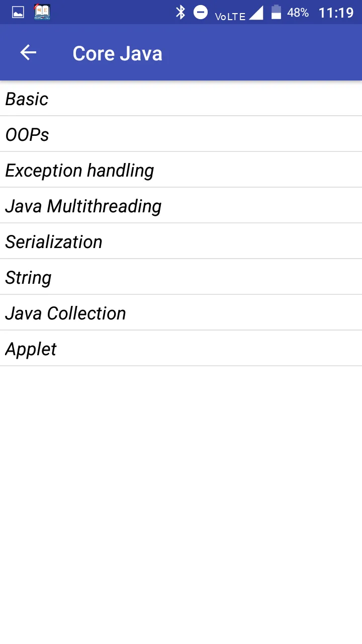 100+ core java programs with o | Indus Appstore | Screenshot