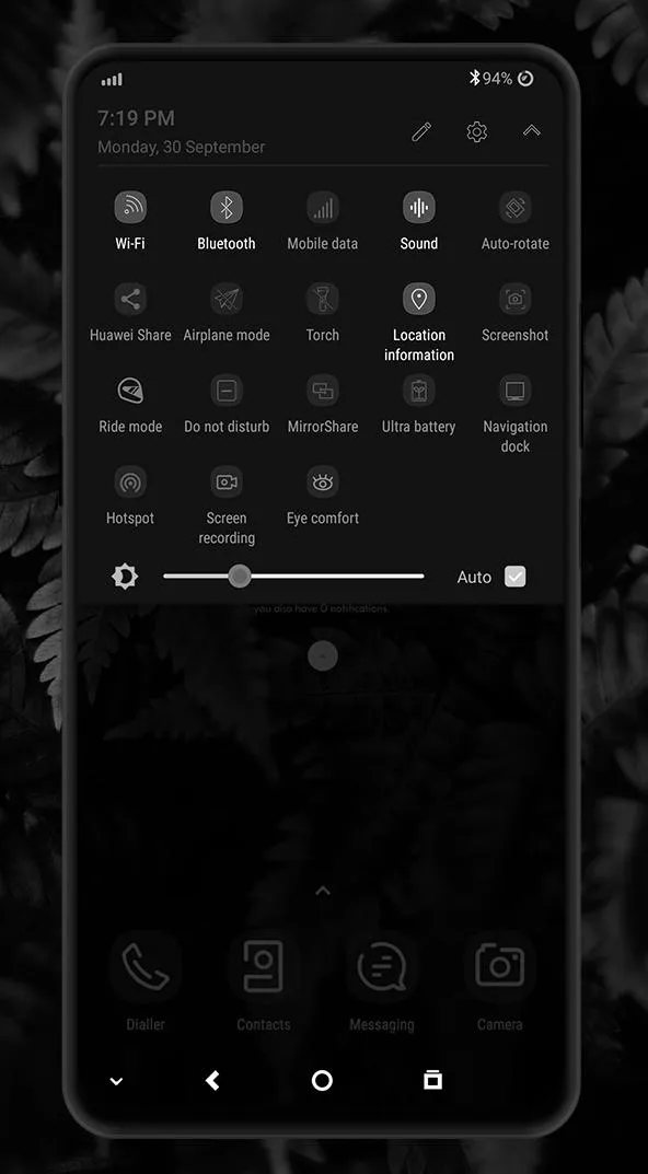 Retro Leaves EMUI 5/8/9 Theme | Indus Appstore | Screenshot