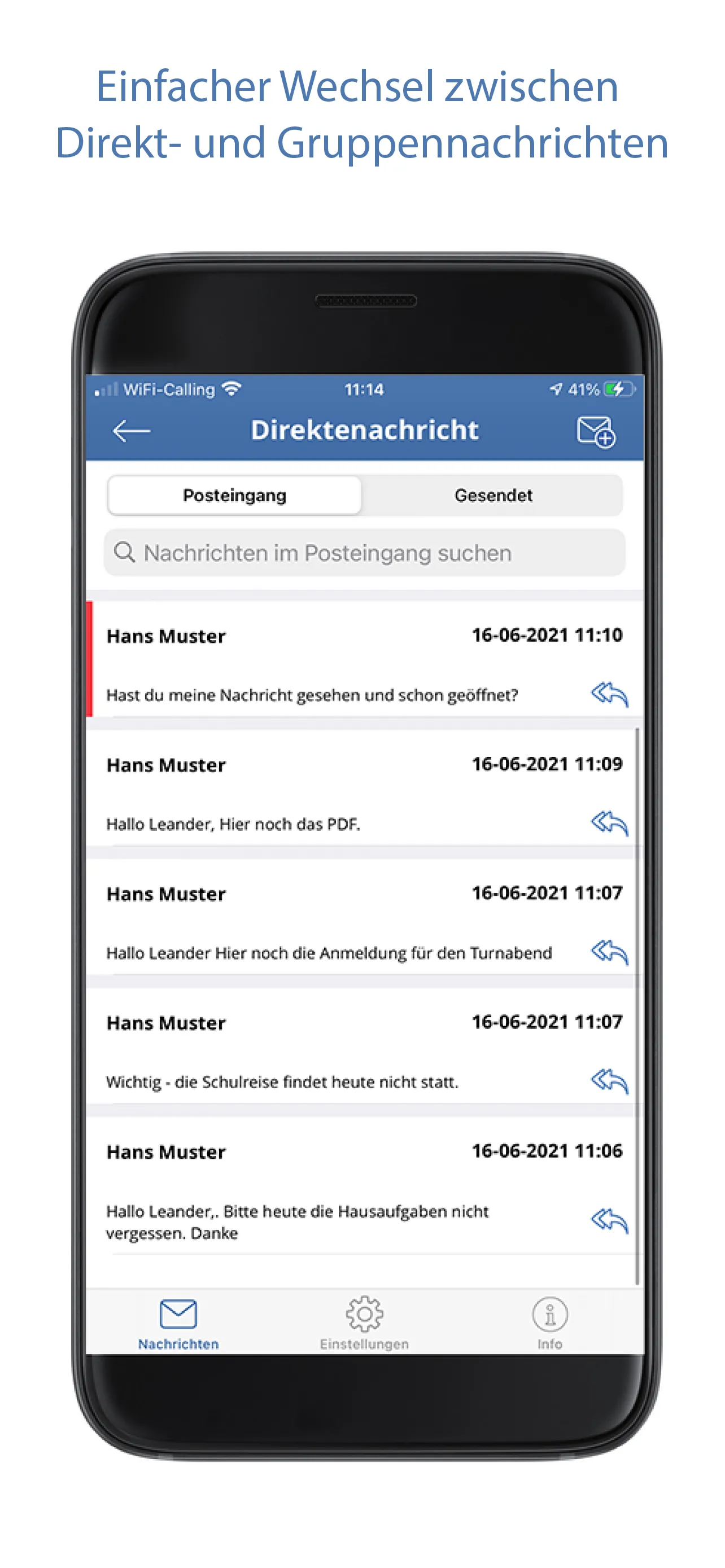 Push-Push | Kommunikation für  | Indus Appstore | Screenshot