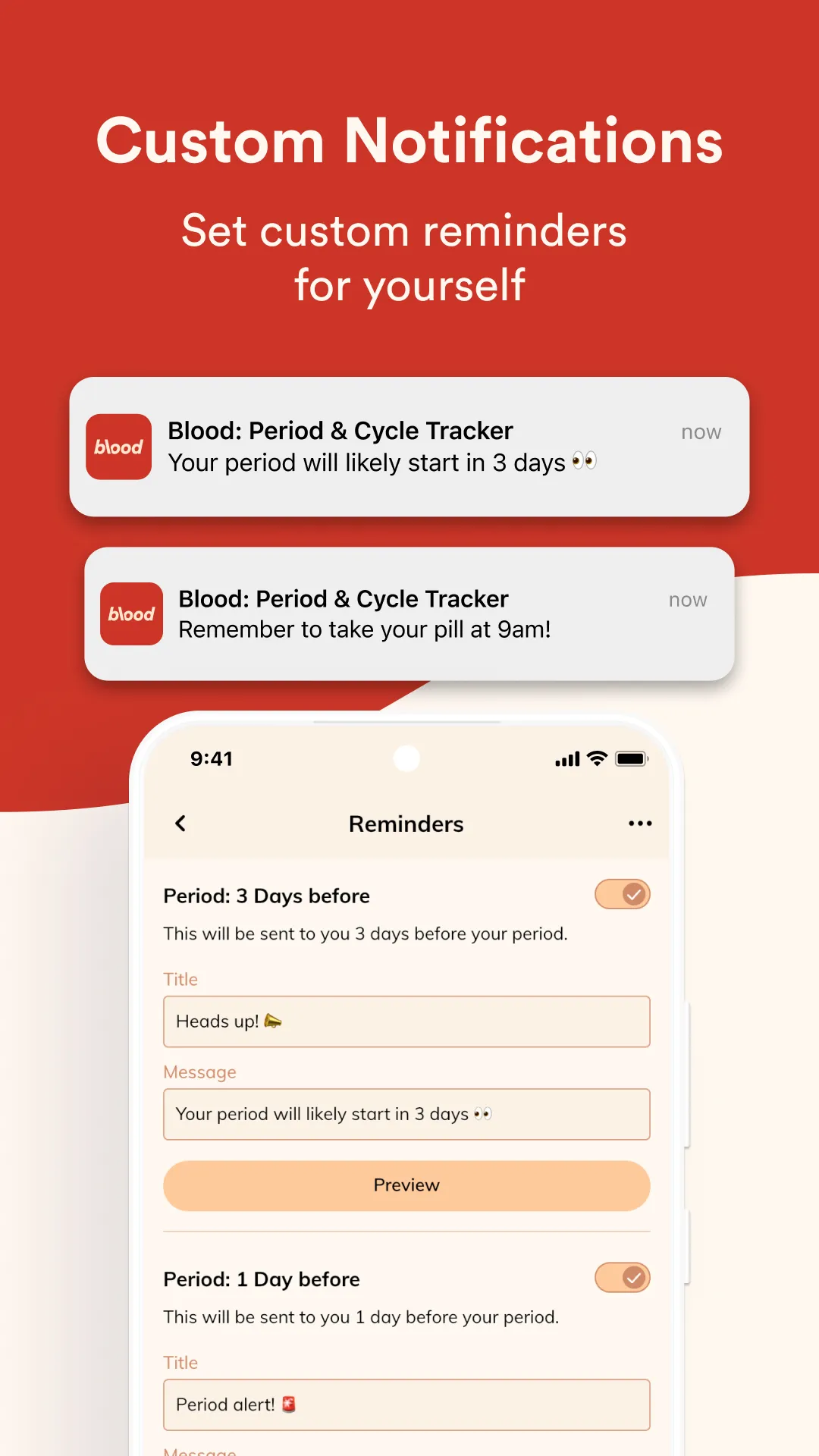 Blood: Period & Cycle Tracker | Indus Appstore | Screenshot