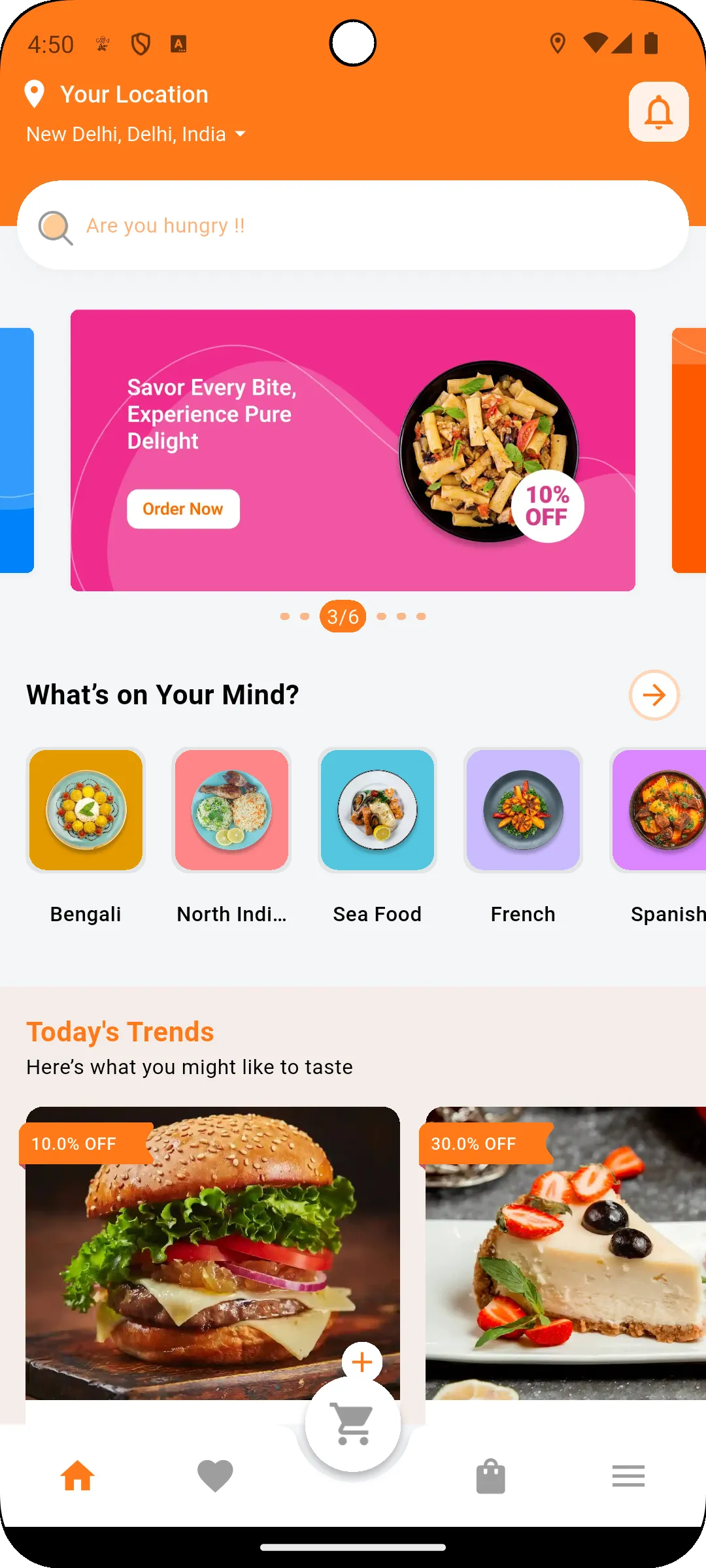 Indian Bite: Food Delivery | Indus Appstore | Screenshot