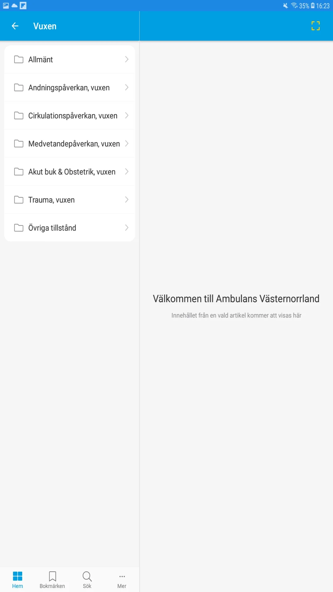 Ambulans Västernorrland | Indus Appstore | Screenshot