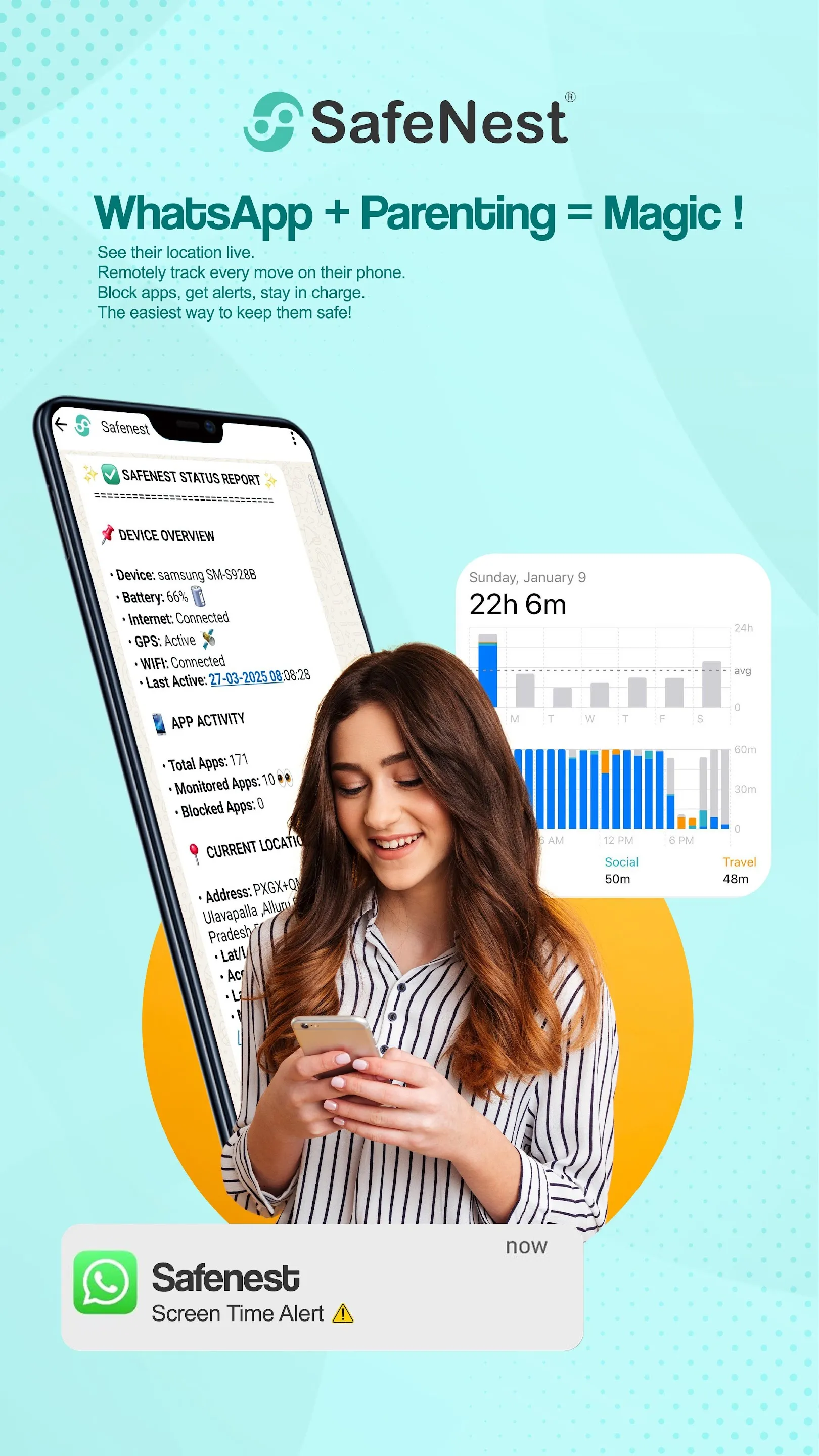 SafeNest: Parental Control | Indus Appstore | Screenshot