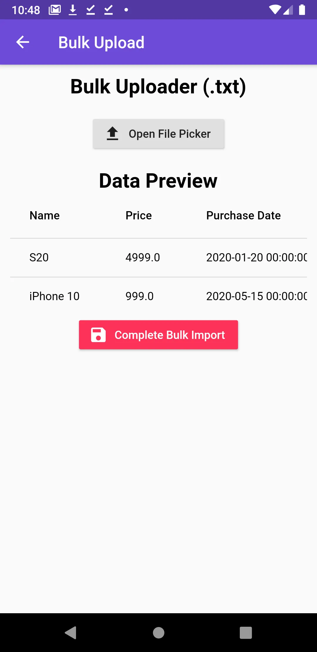 Warranty Manager | Indus Appstore | Screenshot