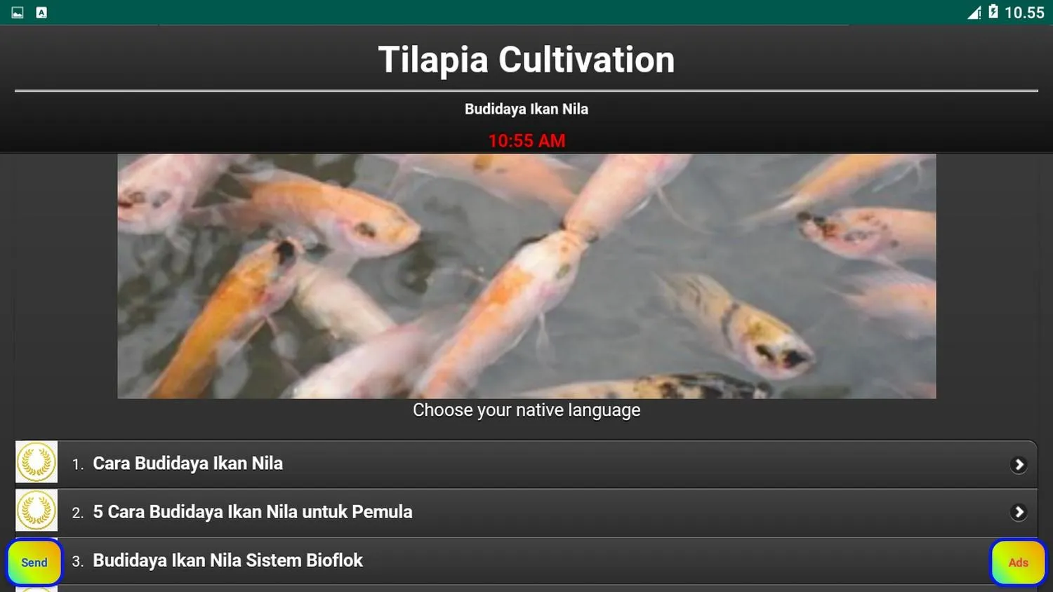 Tilapia Cultivation | Indus Appstore | Screenshot