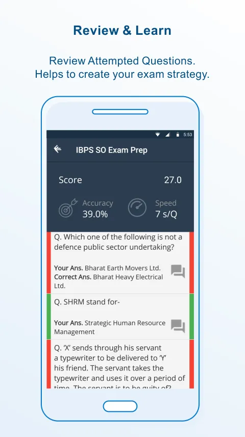 IBPS SO Officer Exam Practice | Indus Appstore | Screenshot