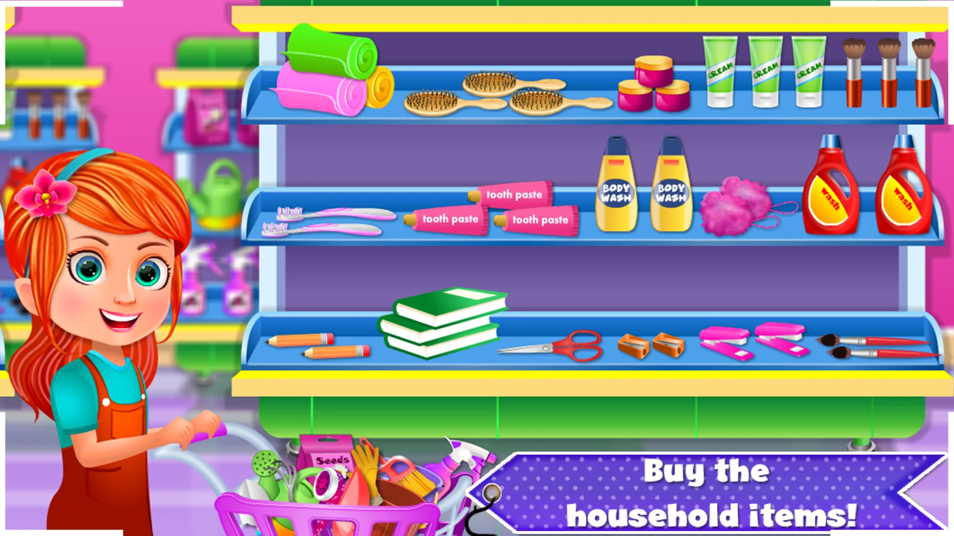 Supermarket Game For Girls | Indus Appstore | Screenshot