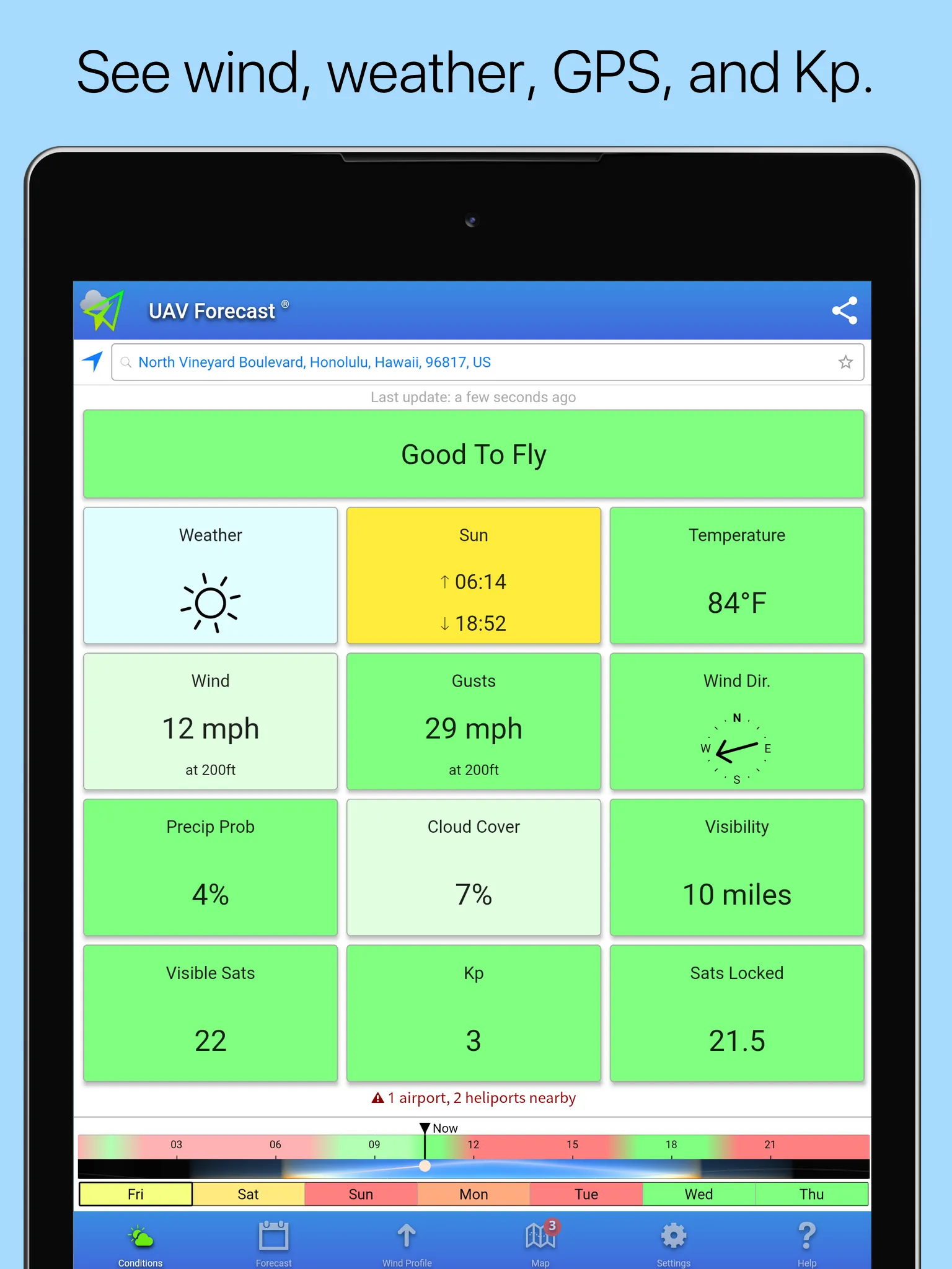 UAV Forecast for Drone Pilots | Indus Appstore | Screenshot