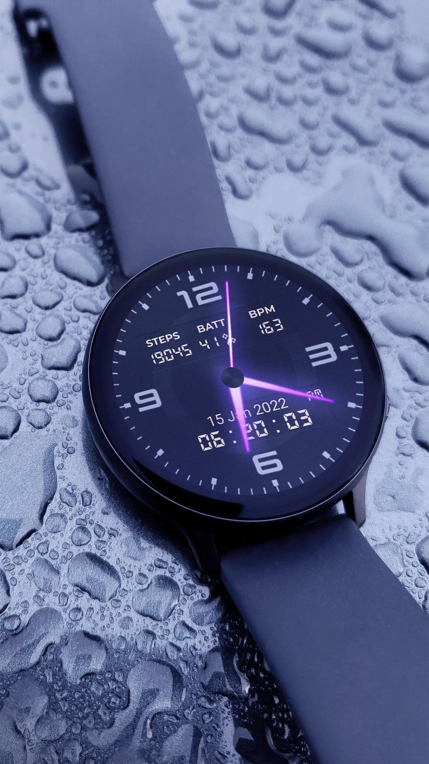 Neon Watchface AKM Wear OS | Indus Appstore | Screenshot