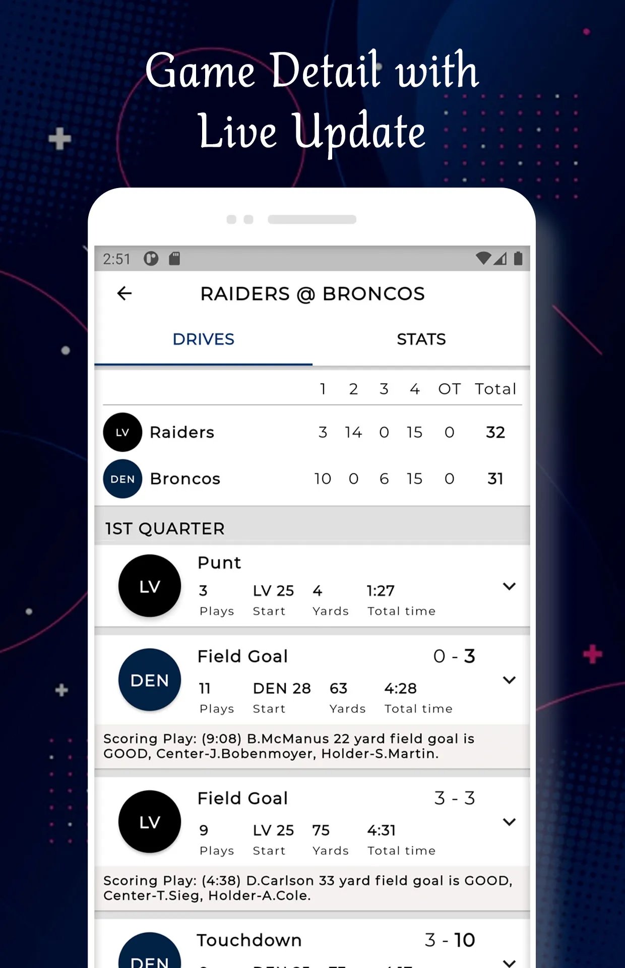 Las Vegas - Football Livescore | Indus Appstore | Screenshot