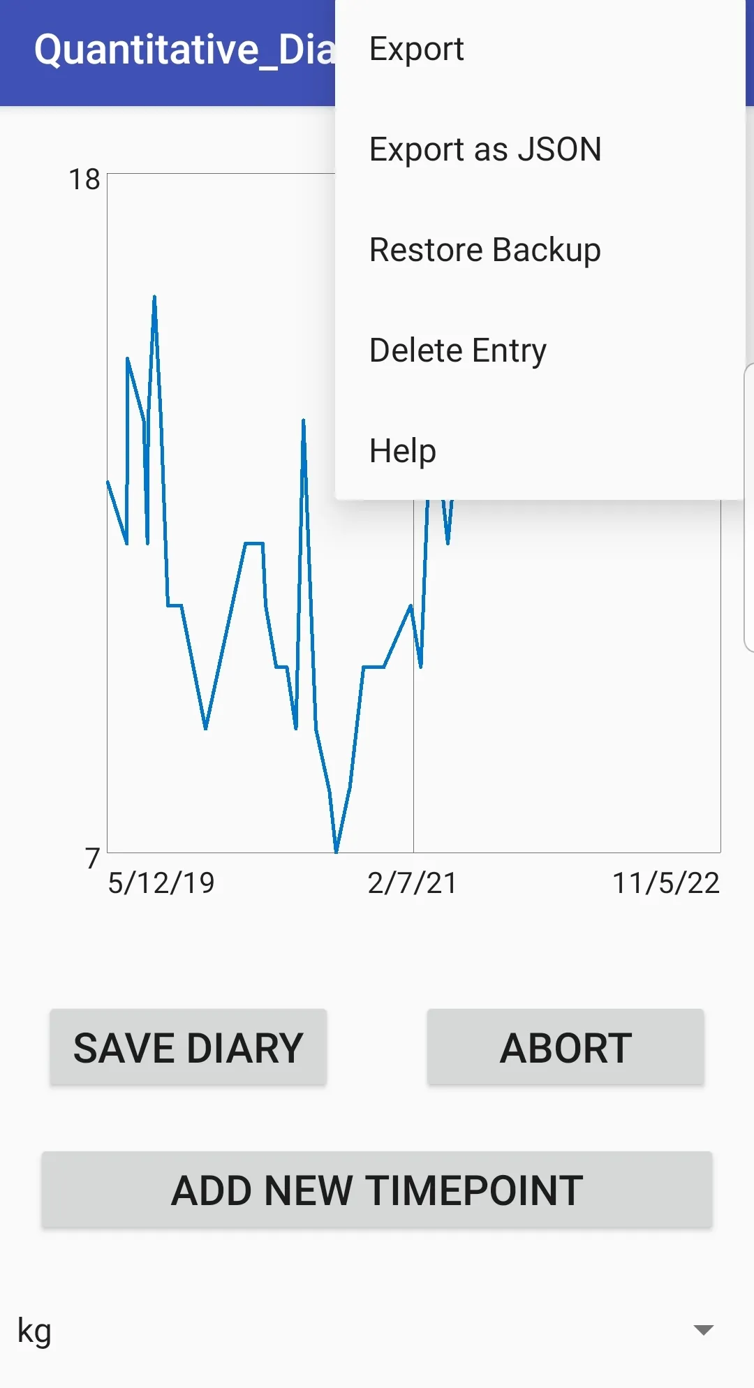 Quantitative Diary | Indus Appstore | Screenshot