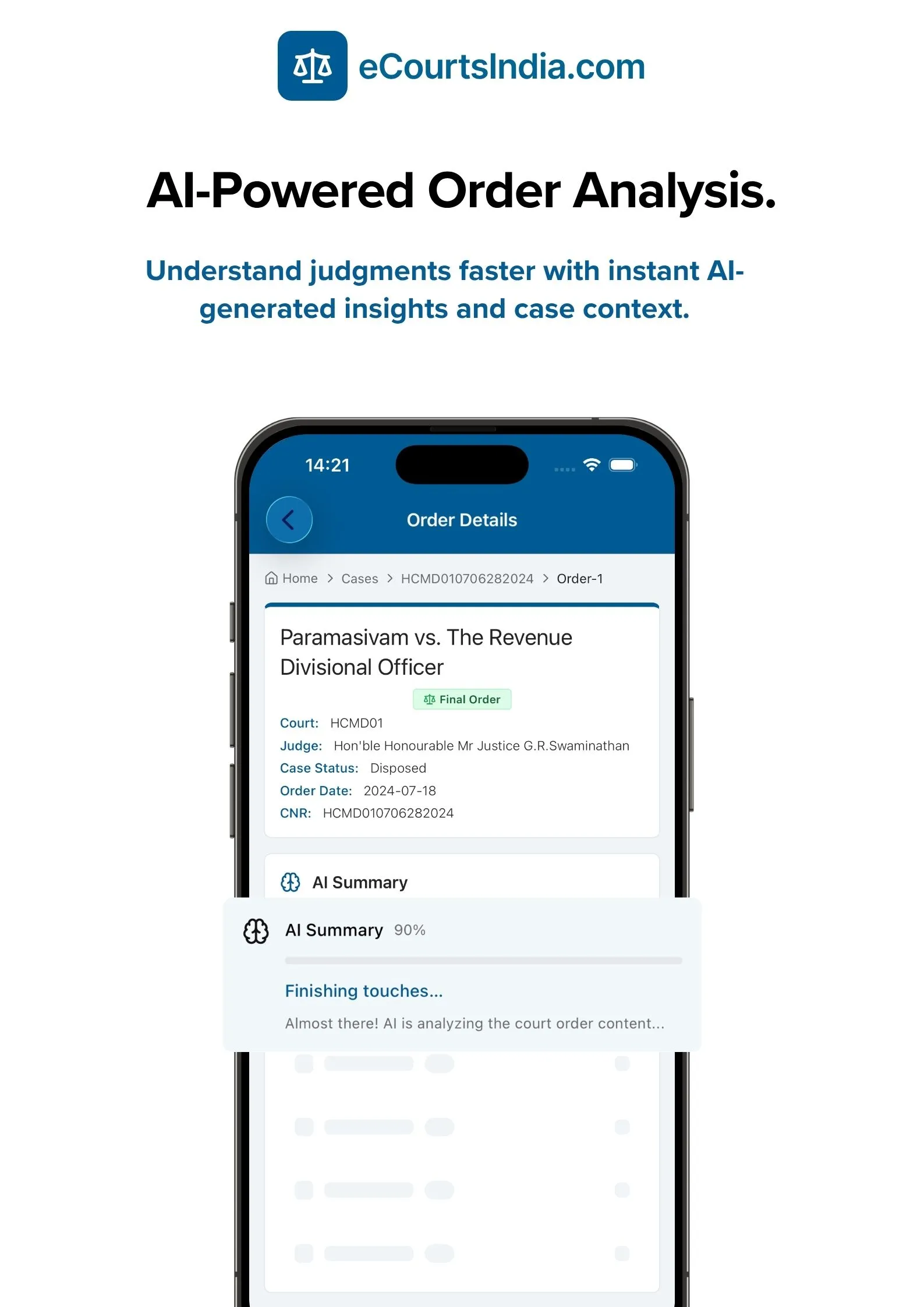 eCourts India | Indus Appstore | Screenshot
