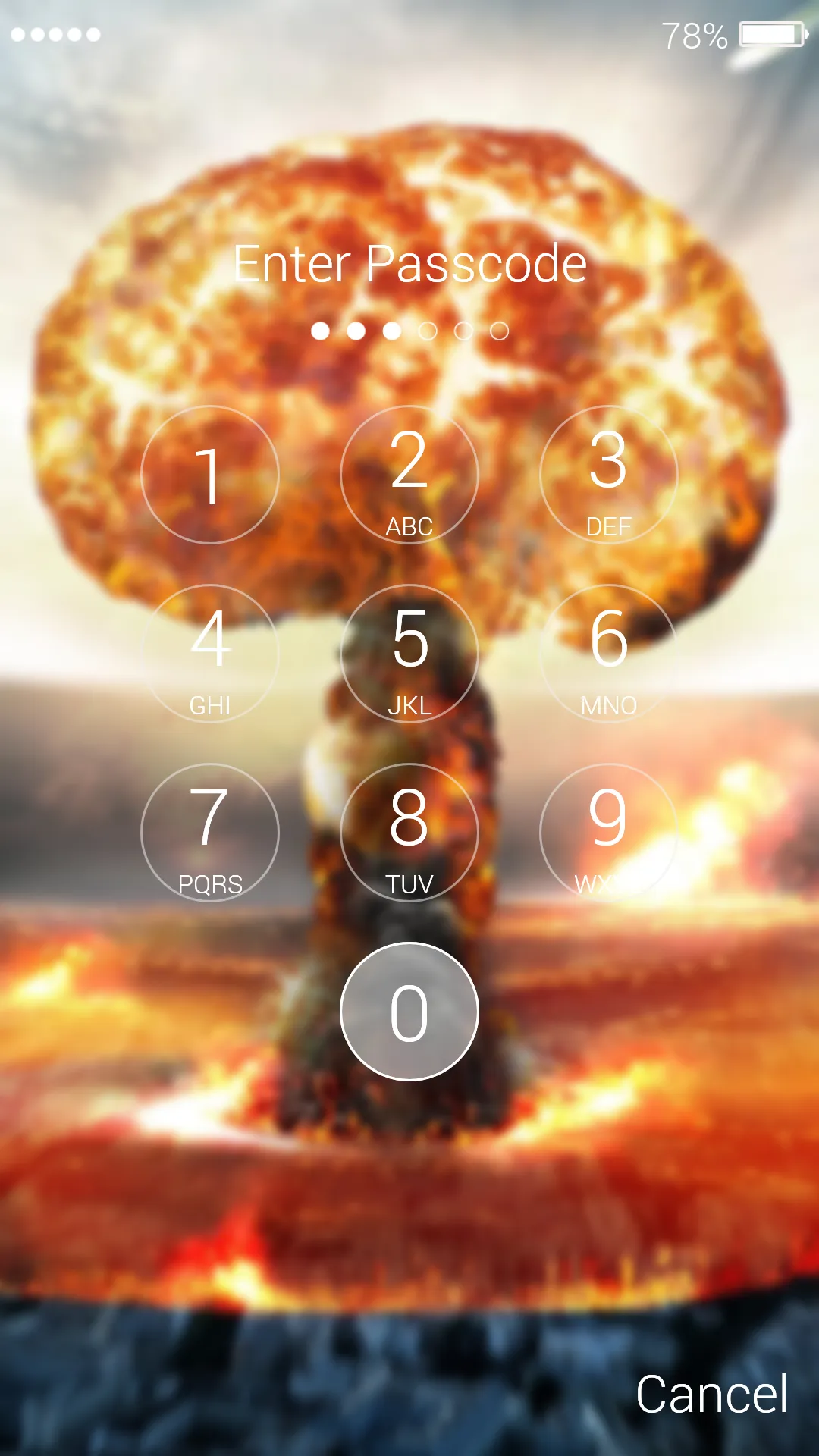 Nuclear Bomb Wallpapers & Lock | Indus Appstore | Screenshot