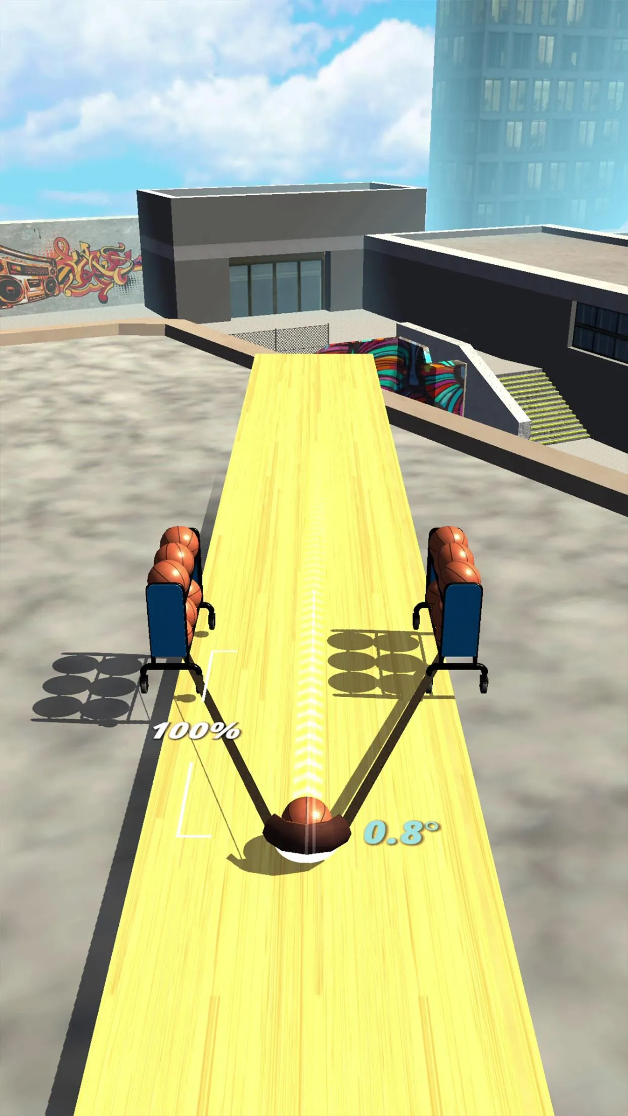 Slingshot Basketball! | Indus Appstore | Screenshot