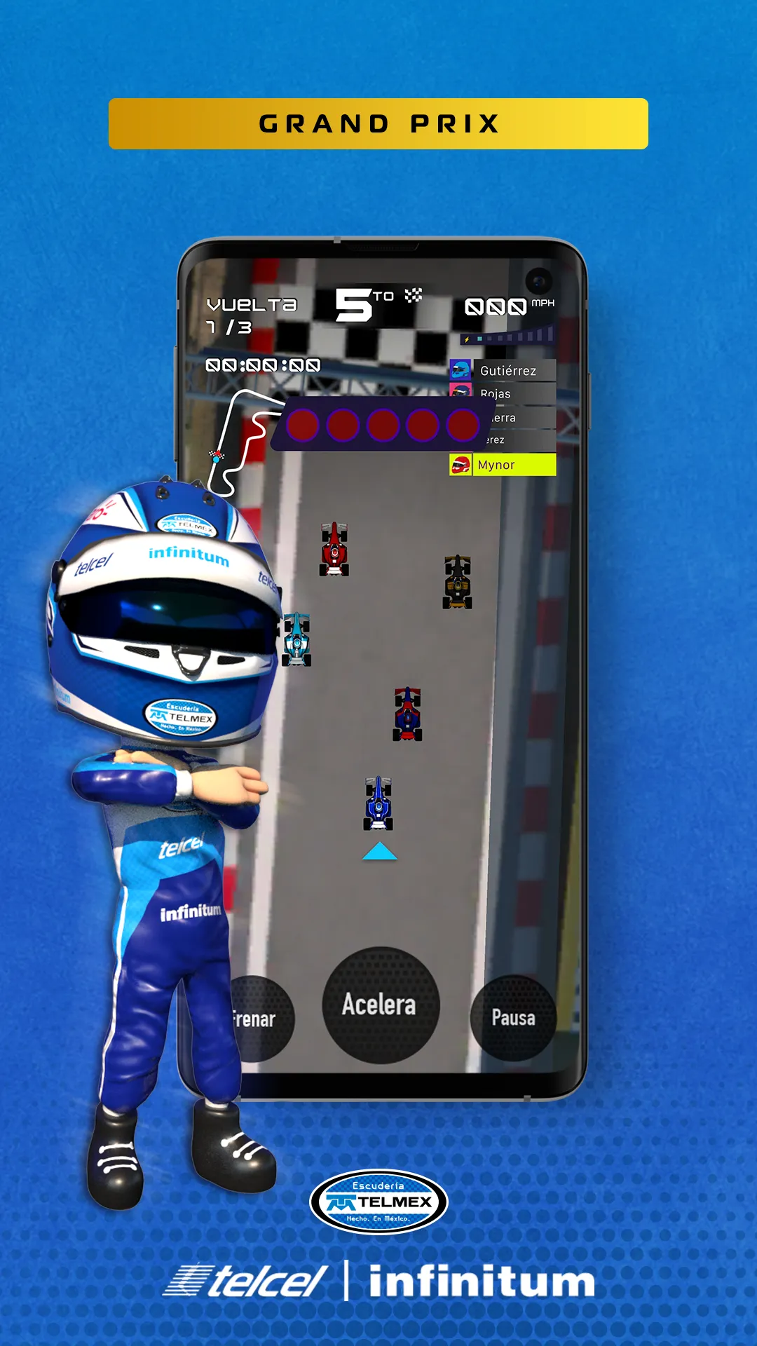 Grand Prix Escudería Telmex | Indus Appstore | Screenshot