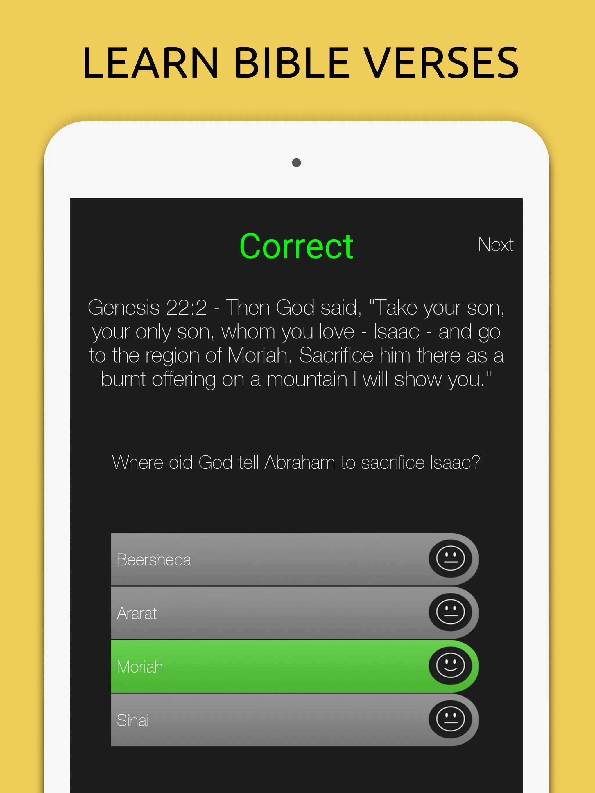 Bible Quiz Test Trivia Game | Indus Appstore | Screenshot