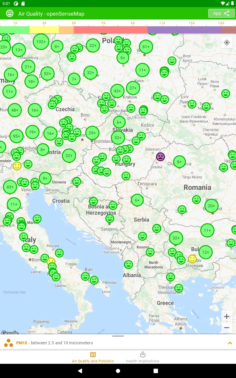 Air Quality and Pollution | Indus Appstore | Screenshot