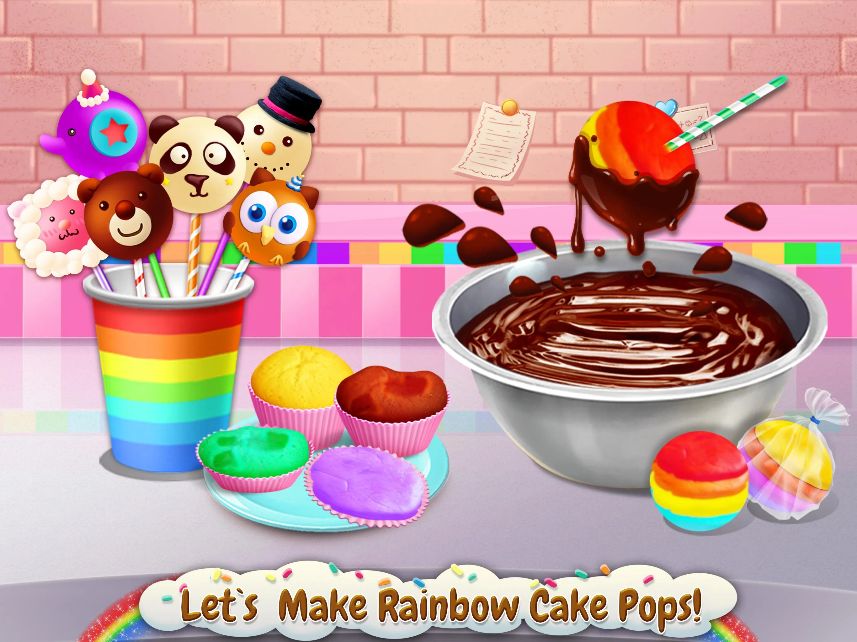 Rainbow Desserts Bakery Party | Indus Appstore | Screenshot