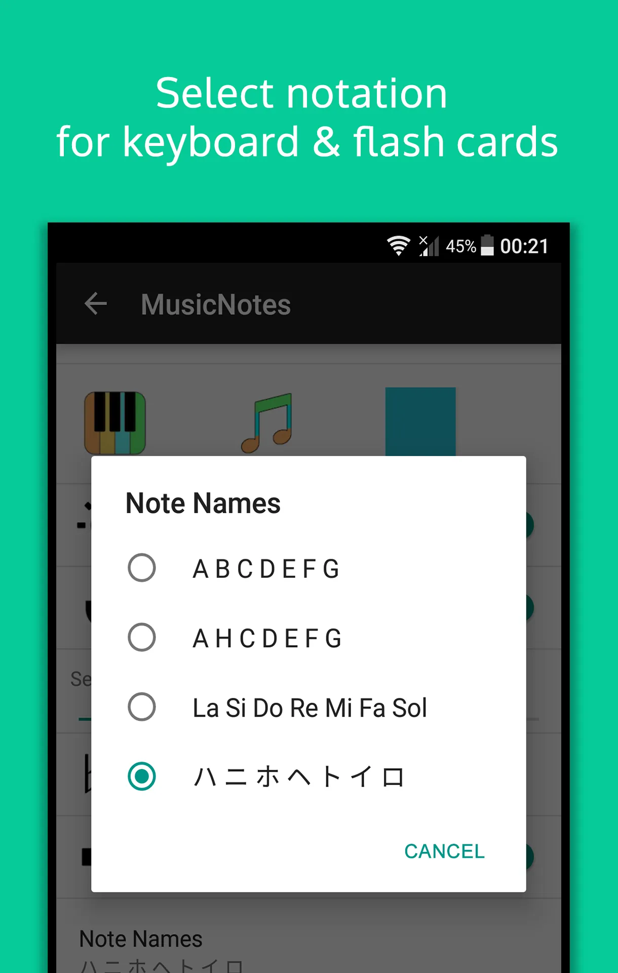 Learn Music Notes Sight Read | Indus Appstore | Screenshot