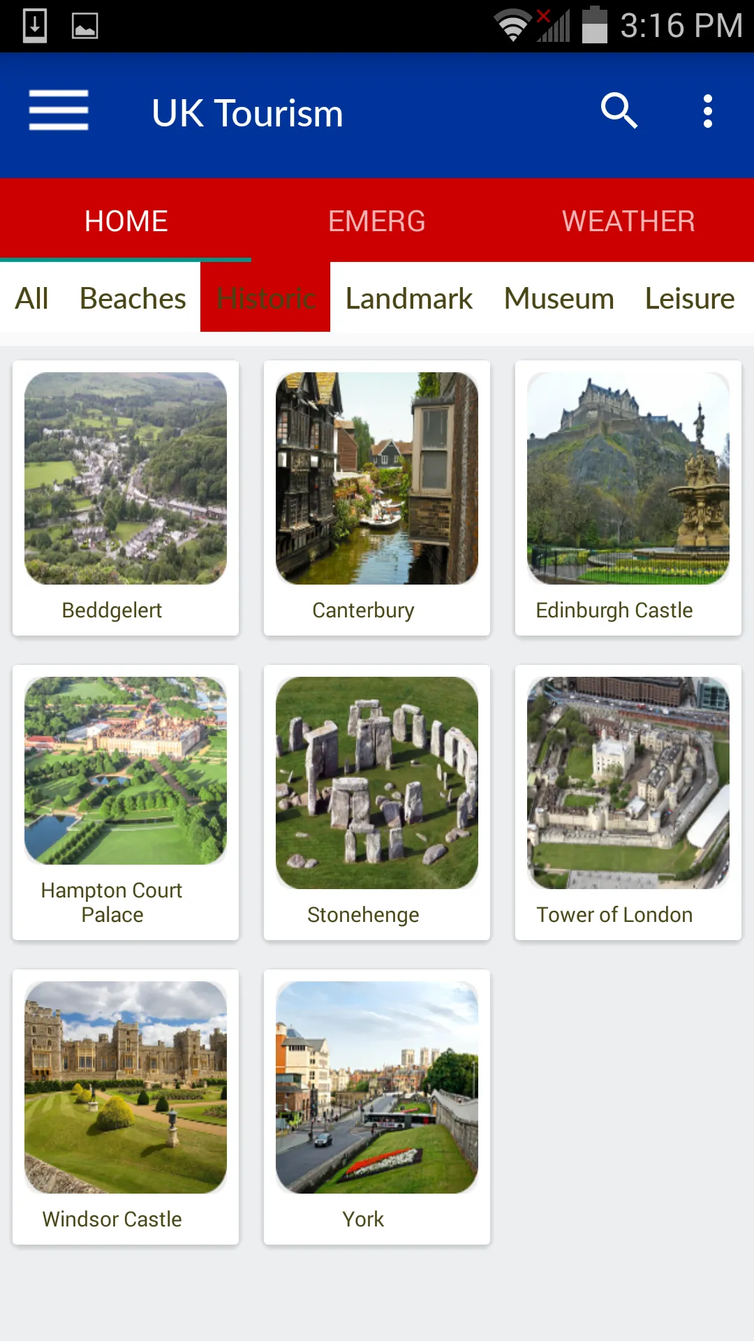 UK Tourism | Indus Appstore | Screenshot