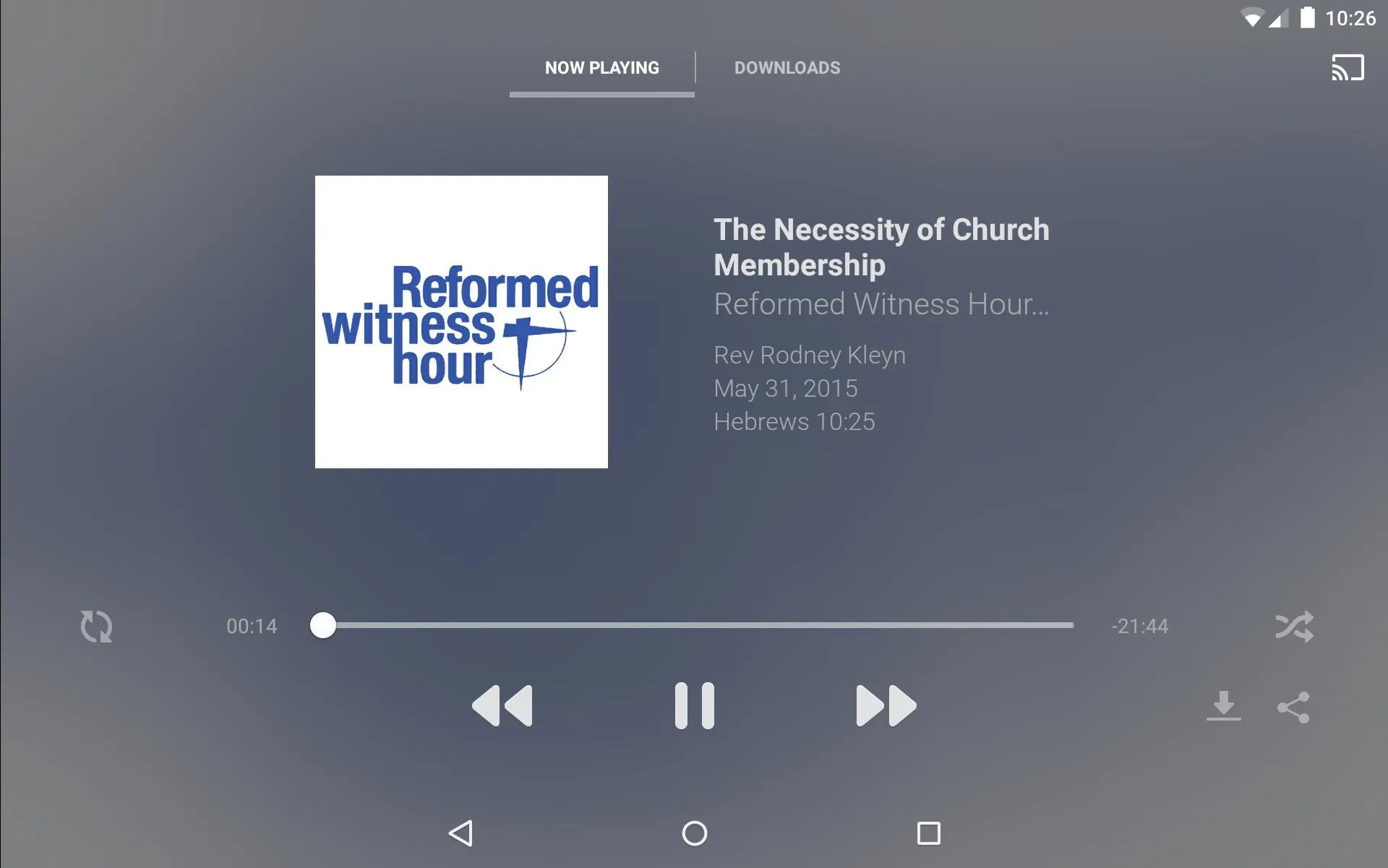 Protestant Reformed Churches | Indus Appstore | Screenshot