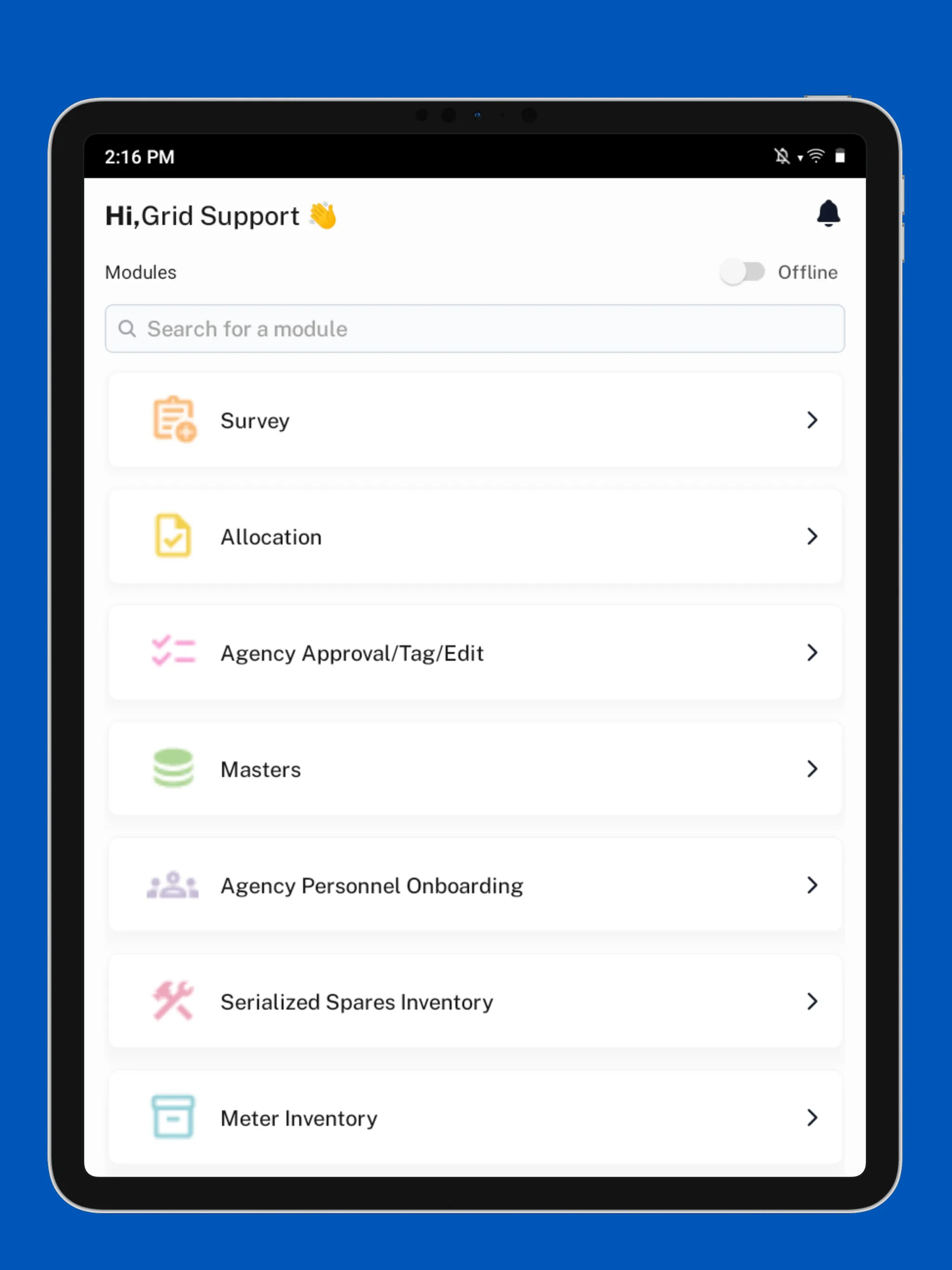 Apraava WFM | Indus Appstore | Screenshot