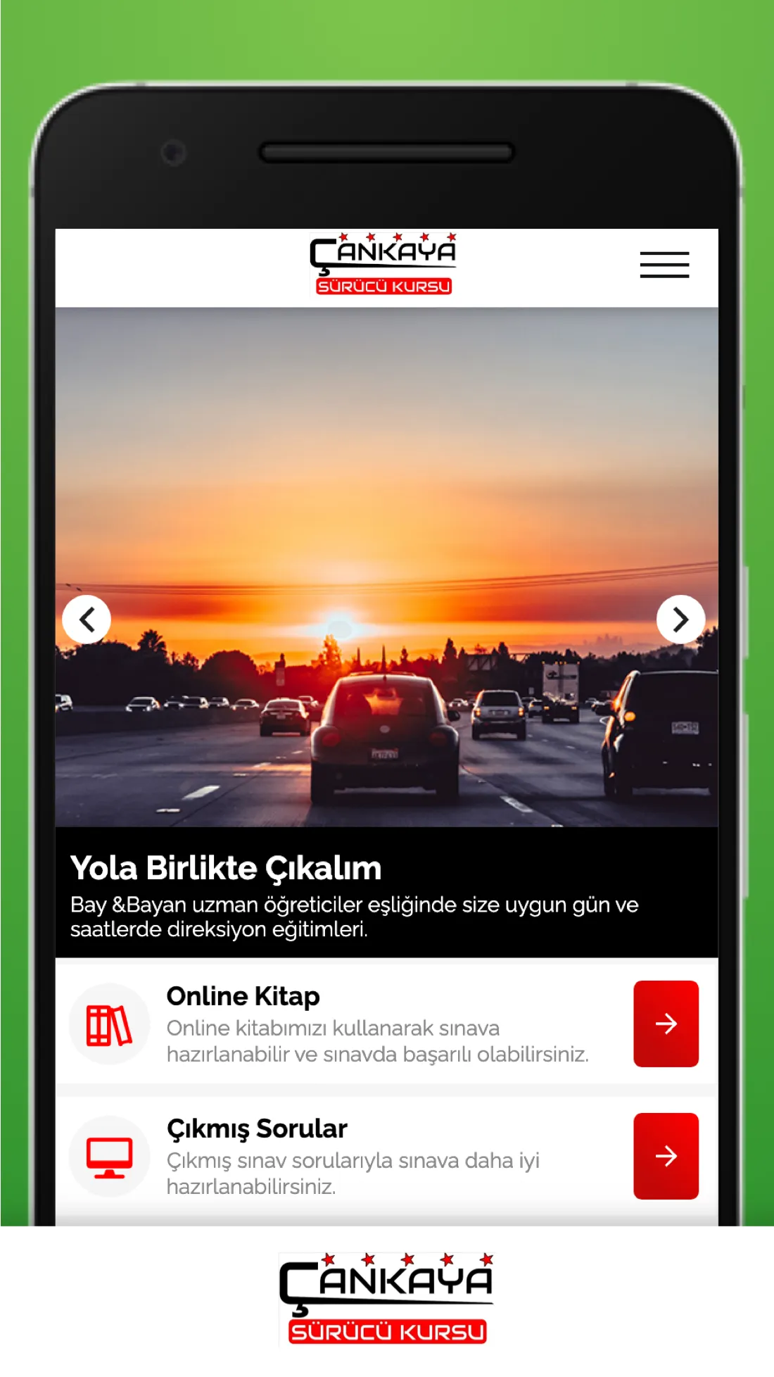 Çankaya Sürücü Kursu | Indus Appstore | Screenshot