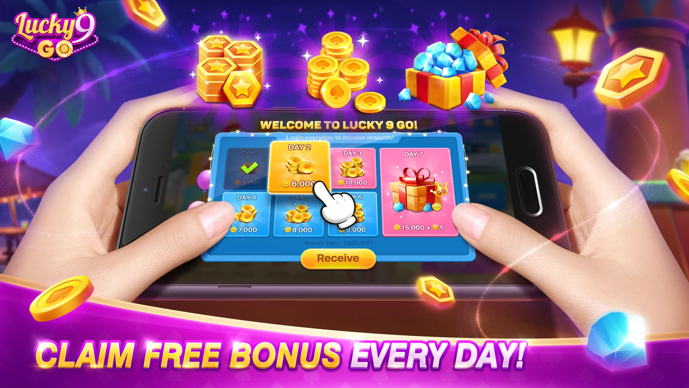 Lucky 9 Go-Fun Card Game | Indus Appstore | Screenshot