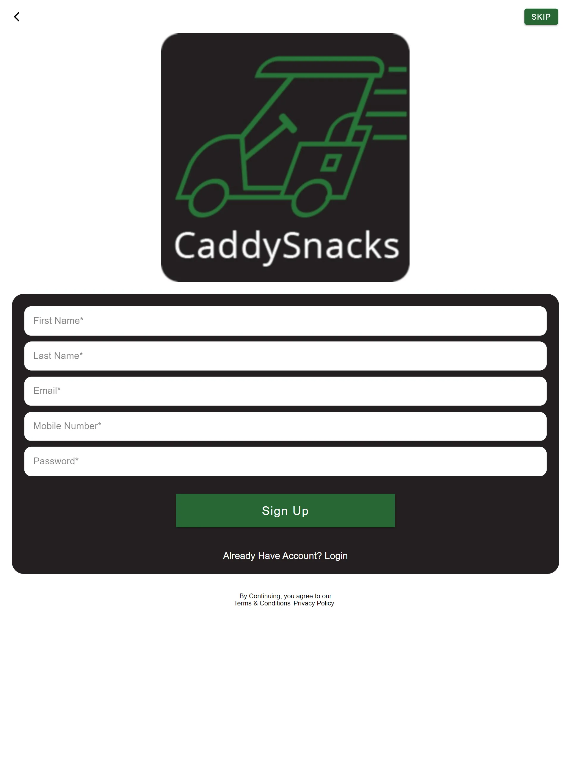 CaddySnacks | Indus Appstore | Screenshot