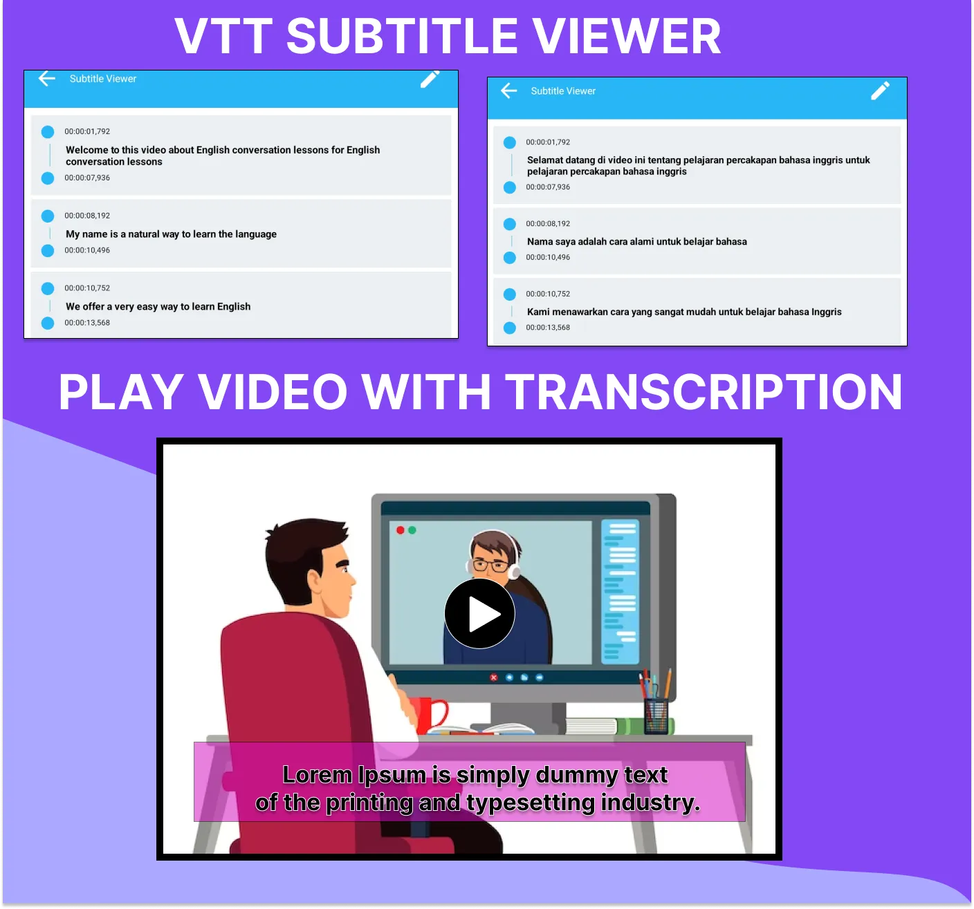 Auto Video Transcribe. | Indus Appstore | Screenshot