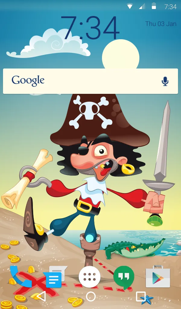 Pirate Animated Keyboard | Indus Appstore | Screenshot