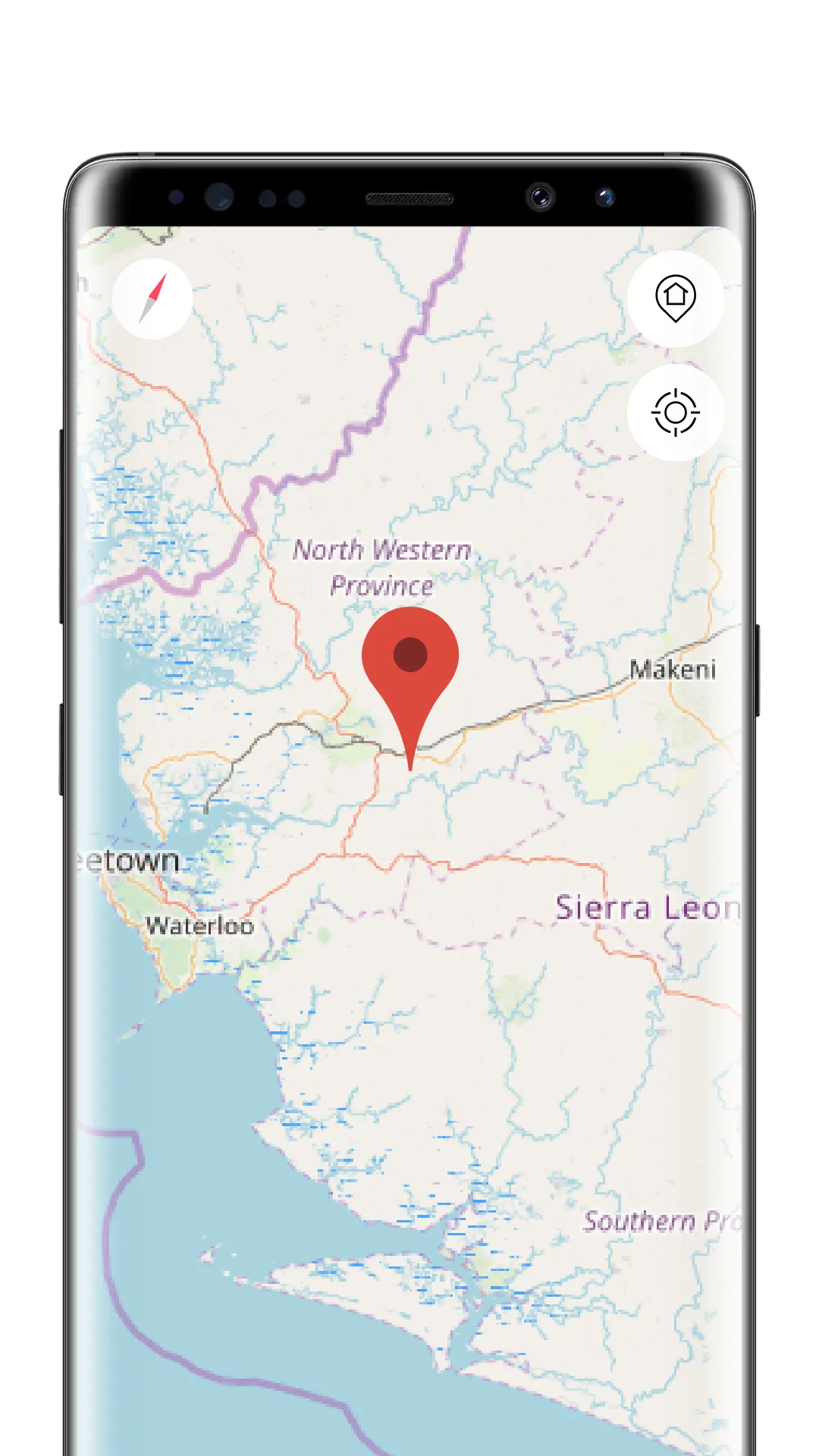 Sierra Leone offline map | Indus Appstore | Screenshot